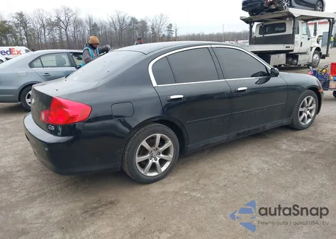 2005 Infiniti G35 z USA, uszkodzony, nr VIN JNKCV51E35M201248